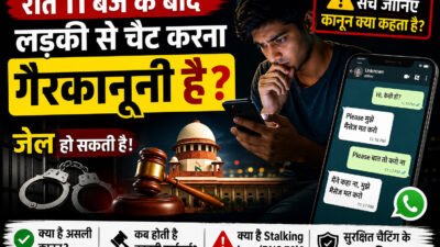 रात 11 बजे के बाद लड़की से चैट करना क्या गैरकानूनी है? जानिए भारत का असली कानून